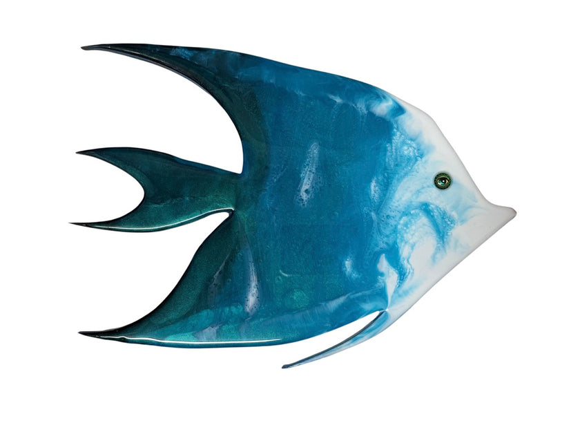 Wild Tide Designs angel fish resin artwork