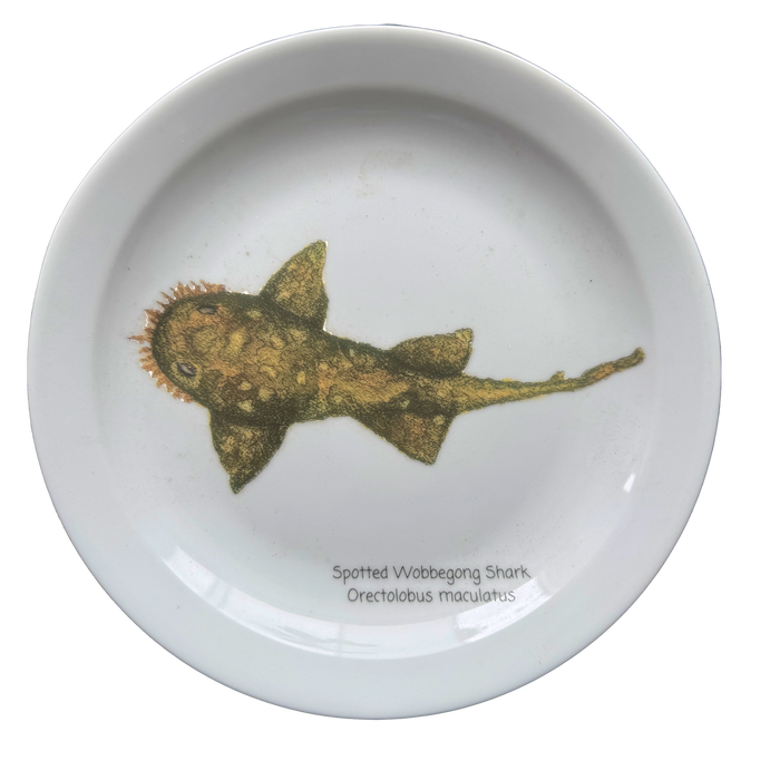 Ceramic Bread Plate - Wobbegong