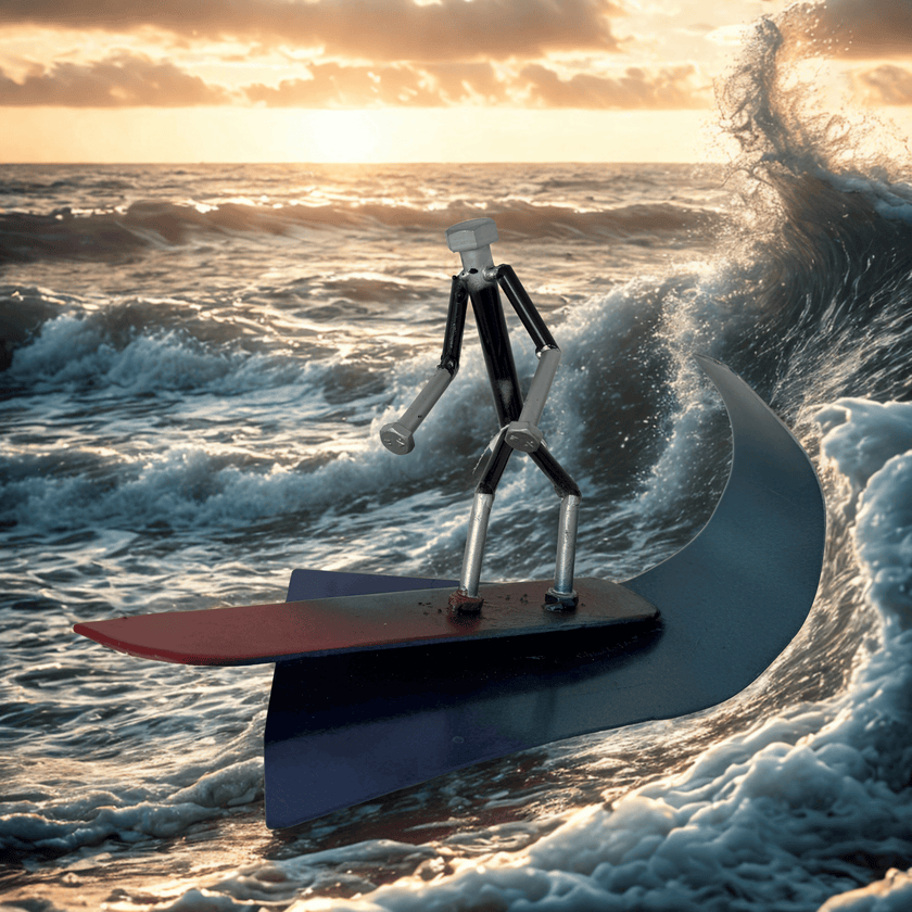 Surfer - Jimbo's Metal Art