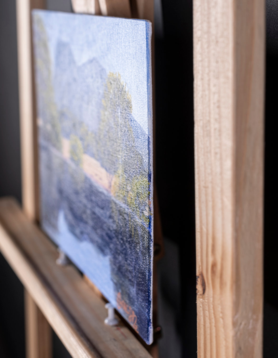 "Grampians Reflection" Acrylic on Board - 18cm x 23cm (unframed)