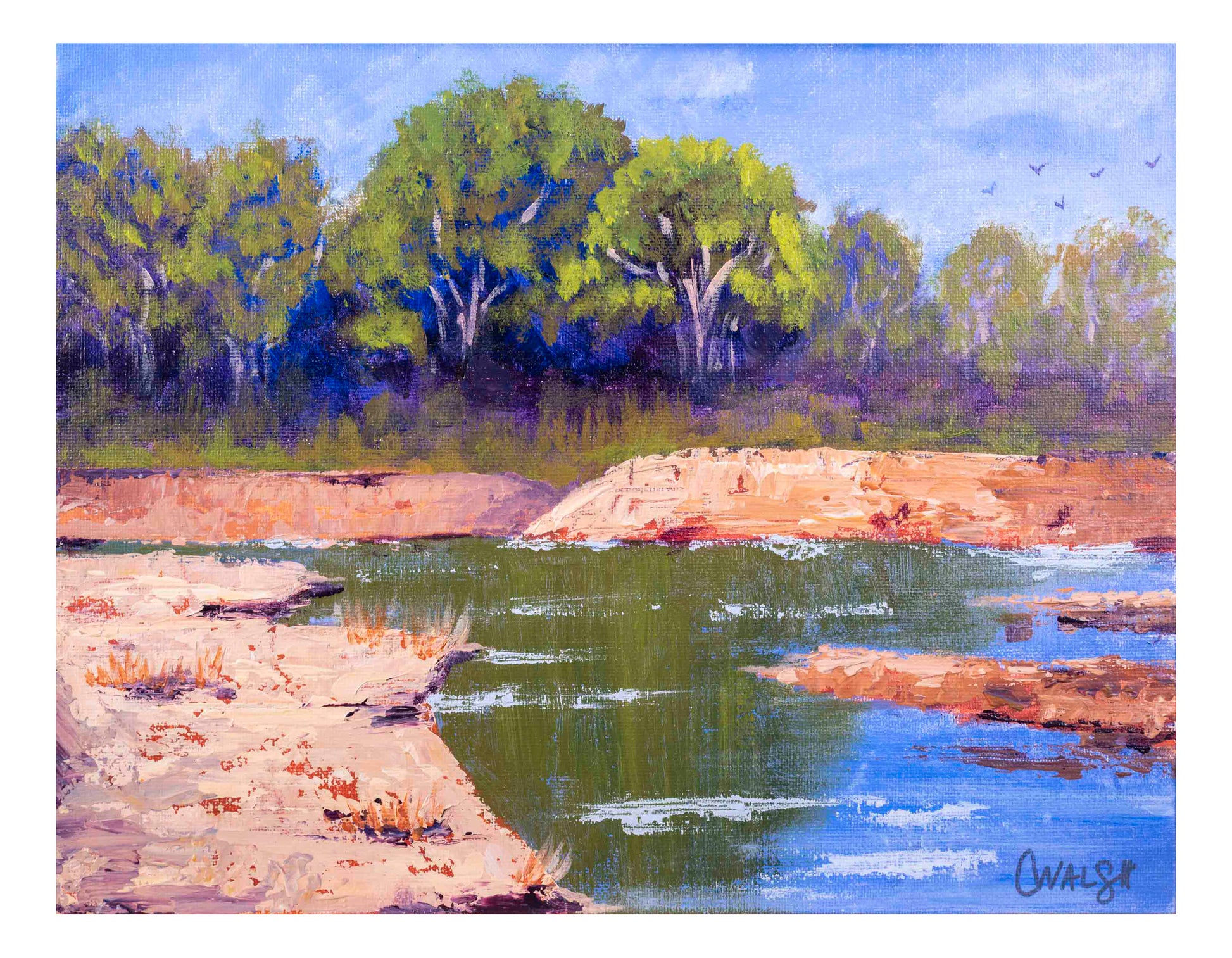 River Impression - Acrylic Painting on Canvas – Mytr