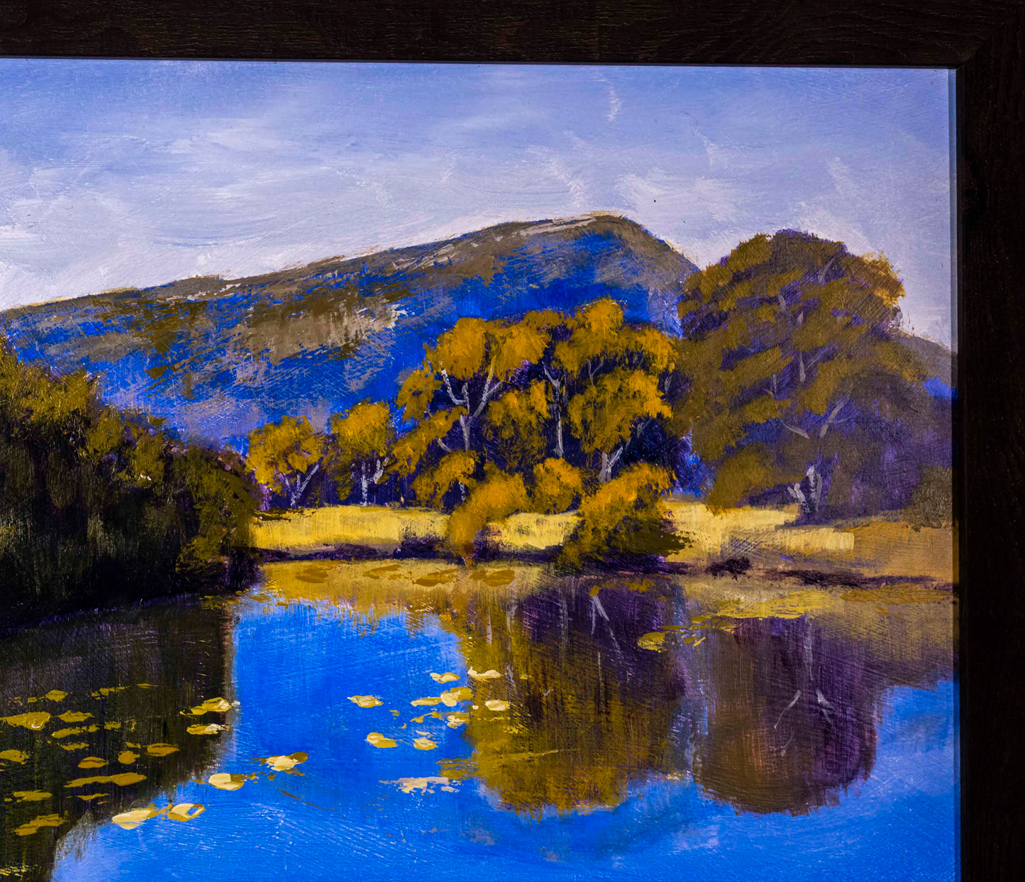 "Oxley River Reflections" Acrylic on Board - 28cm x 33cm (framed)
